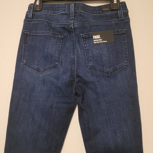 Paige Hoxton Ankle Tonal Layland Skinny Jeans Size 27 - Picture 4 of 7